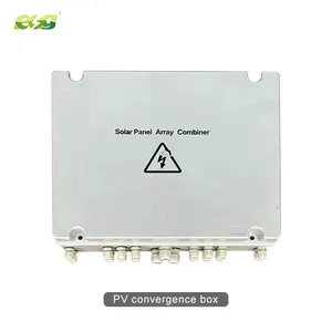 ESG IP65 PV DC Power Combiner Box For Solar Panel System 1000V String Electrical Waterproof Outdoor PV Box