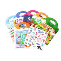Fabrica Pegatinas de Dinosaurios Personalizadas para Niños, Juguetes para Bebés, Pegatinas Reutilizables de TPE a Prueba de Agua, Pegatinas 3D de Dibujos Animados para Libros