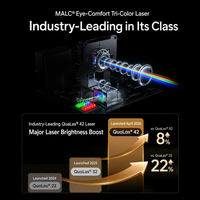Projecteur laser triple couleur 4K Android JMGO N1S avec HDR, projecteur portable intelligent MEMC WiFi pour jeux VRR