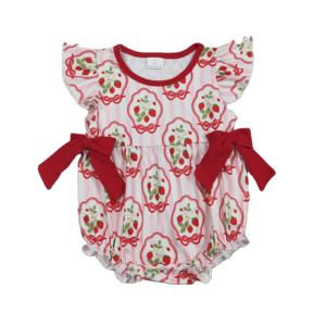 Mono de burbujas para bebé niña RTS Boutique, 95% algodón, elastano, estampado, informal, para recién nacido, venta al por mayor, lindo, 200-220 g/m² - Product Image 1