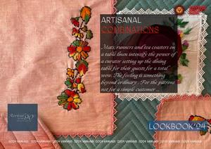 Nappe artisanale 100% coton avec broderie de roses rouges – Linge de table floral respirant à texture de lin naturel pour la maison - Product Image 4