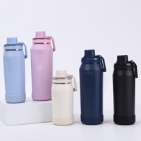 Bouteille d'eau isotherme en acier inoxydable 304 DAJI, unisexe, portable, anti-fuite, sans BPA, pour le camping, la randonnée en montagne