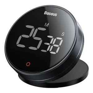 Baseus Magnetic Countdown Alarm Clock Kitchen Manual Digital Stand Desk Clock Cooking Timer