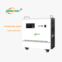 Vevor — système de générateur solaire portable, 3000w, tout-en-un, 3kw, avec batterie au lithium-ion, contrôleur onduleur