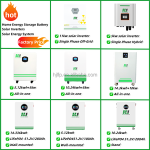 HJ 750W ソーラーパネルシステム 鉛蓄電池 110-240V 200AH リチウム電池 ハイブリッドインバーター 60Hz 3相 電力貯蔵 MPPTソーラー - Product Image 6