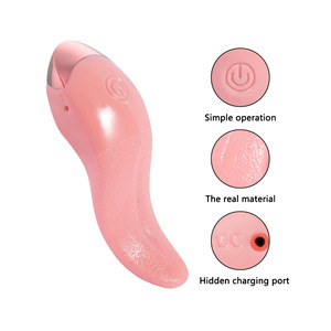 Vibrador de lengua mágica vibrador calefacción palo de masturbación coqueteo realista dispositivo para lamer vibrador femenino juguete sexual para adultos - Product Image 3