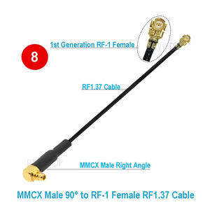 <span class=keywords><strong>MMCX</strong></span> Nam/Nữ góc phải để U.FL U.FL-1 nữ <span class=keywords><strong>Jack</strong></span> rf1.13 Cáp Adapter Pigtail ăng-ten đồng trục Cáp mở rộng - Product Image 5