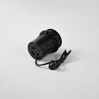 Prise de courant encastrée de bureau escamotable IP44 en ABS avec port USB, prise secteur AC 10A/13A/16A, courant nominal 100V-250V, pour cuisine et bureau