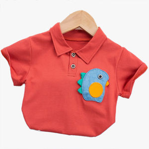 Polo de Verano para Niños, Manga Corta, Cuello Solapa, Camiseta Casual, Deportiva, Combinable con Todo, Venta al Por Mayor - Product Image 2