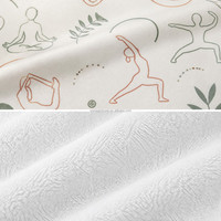 Serviette de sport en coton 100% personnalisée avec impression numérique, anti-transpiration, prête à l'emploi, expédition directe d'usine