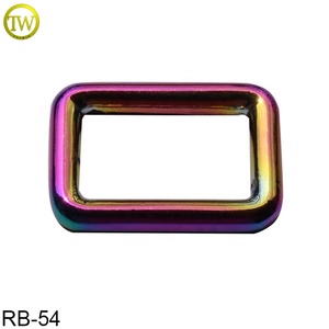Sangles de sac à dos en alliage de zinc de luxe <span class=keywords><strong>avec</strong></span> boucles réglables robustes, boucles à trois glissières de 20 mm, fabrication professionnelle - Product Image 6