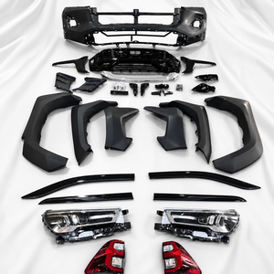 ชุดแต่งรอบคันสำหรับ Toyota Hilux Revo GR Sport Facelift พร้อมไฟหน้า RGB ไฟท้าย กันชนหน้า บังโคลน และกระจังหน้า - Product Image 4