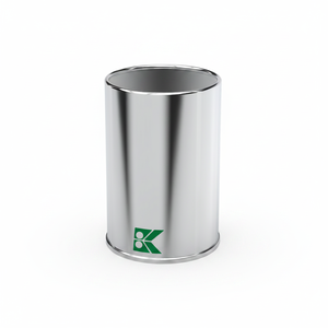 Kontensan Cylinder <b>Tin</b> Can <b>Pencil</b> Case L516 Model 73 X H112 mm 0.50 Lt Made in Turkey - Product Image 2