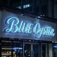 Letrero LED de Canal con Perforación Dimensional para Venta al por Mayor, Letras Metálicas 3D Iluminadas Lateralmente, Letrero Exterior OEM para Oficina