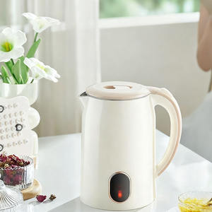 Fabrieksdirect verkoop elegante, eenvoudige 1500W perzikkleurige roestvrijstalen grote capaciteit draadloze elektrische waterkoker voor huishoudelijk gebruik en hotels - Product Image 3