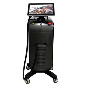 Máquina de depilación láser de diodo Sistema de enfriamiento 755/808/1064nm Longitudes de onda Depilación permanente sin dolor 15,6 "Color Touch - Product Image 1