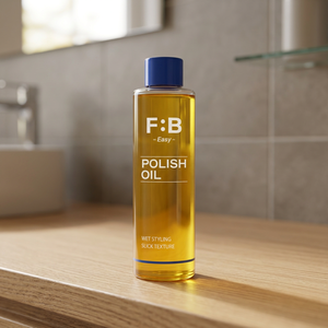 Huile capillaire bio sans huile FB 80 ml pour tous types de cheveux, lissante et hydratante - Product Image 2