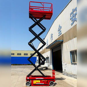 Hidrolik elektrikli makas kaldırma tezgahları mobil olmayan kendinden tahrikli 5m 8m 11m 12m 14m yüksek Platform 1000kg kapasiteli - Product Image 2