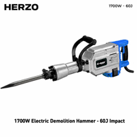 Marteau démoliteur électrique HERZO 1700W, 60J
