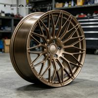 Jantes en alliage d'aluminium forgé bronze concave profond LEAD 18-22 pouces 5x112/5x114.3/5x120 25mm ET 1 pièce pour voitures particulières