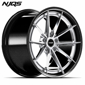 NJQS <span class=keywords><strong>2022</strong></span> Jantes de voiture les plus vendues 19 20 21 pouces 5x114.3 5x112 en fibre de carbone à 5 trous pour BMW <span class=keywords><strong>Audi</strong></span> et autres véhicules - Product Image 1