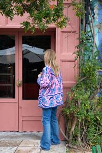 Women Crewel Festival Special <b>Gift</b> <b>for</b> <b>Her</b> Handmade Suzani Hand Embroidered Regular Winter Coat Belt Button Eco-Friendly Cotton - Product Image 5