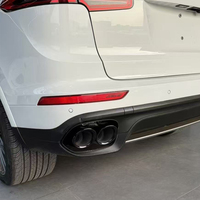Tuyaux d'échappement de voiture en acier inoxydable pour porsche Cayenne 3.0T 2015-2017