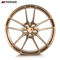 Jantes forgées multi-rayons MN Bronze 5x114.3 5x112 5x110 pour SUBARU BRZ BMW M3 M4 3er G20 Corvette C6 C7