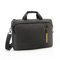 Sac Messager Imperméable Fin et Moderne en Polyester, Style Vintage Décontracté, pour Ordinateur Portable, Idéal pour les Affaires, Design Coréen Mignon et Simple, Parfait pour les Voyages