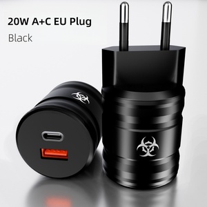 Cargadores de Teléfono Inteligente con Certificación CE ROSH, Tipo C, Gan Pd 20W, Carga Rápida Superfuerte, Enchufe de Pared, Cargador Rápido - Product Image 3