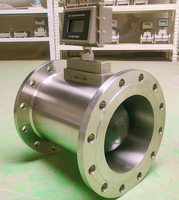 Medidor de Flujo de Turbina de Acero Inoxidable, Modbus 4-20mA, Oxígeno, Nitrógeno, Hidrógeno, Salida de Pulso RS485, Medición de Gas/Aire, Medidor de Flujo OEM