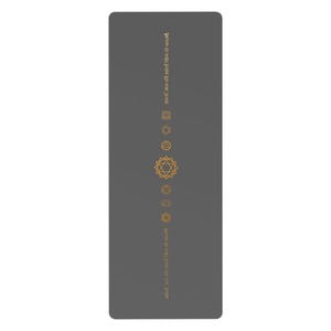 Yoga-Matte aus PU und Naturkautschuk mit Goldfolie, Rutschfest, Professionell, Hochwertig, für Tanz, Fitness, Yoga, Gymnastik, Training, Workout, Sport, Heimtraining - Product Image 2