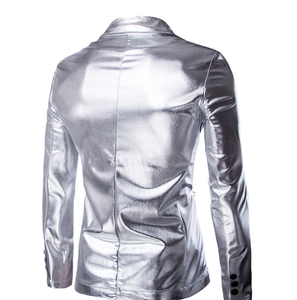 <span class=keywords><strong>Blazer</strong></span> Monopetto Elegante da <span class=keywords><strong>Uomo</strong></span> OEM ODM, Giacca da <span class=keywords><strong>Completo</strong></span> Slim Fit con Chiusura a Bottoni, Abbigliamento Formale Versatile per <span class=keywords><strong>Uomo</strong></span> - Product Image 5