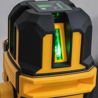 Niveau laser vert numérique Saneite, 2/3/5 lignes avec points laser améliorés, idéal pour la construction, l'ingénierie et la topographie
