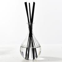 Offre Spéciale pas cher fait à la main Double paroi cône forme verre roseau diffuseur bouteille parfum diffuseur verre bourgeon Vase