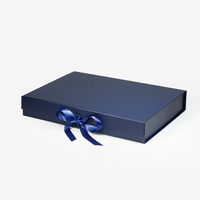Boîte à foulards pliante de grande taille en gros, boîte rigide en carton pour vêtements, t-shirts, emballage en carton, boîte cadeau, logo personnalisé imprimé