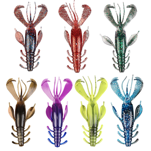 เหยื่อปลอม ALPHA 10 ซม. 10 กรัม รูปทรงกุ้งแฉก ทำจากพลาสติก PVC ยืดหยุ่นสูง สำหรับตก<span class=keywords><strong>ปลา</strong></span>แบส น้ำจืด น้ำเค็ม - Product Image 2