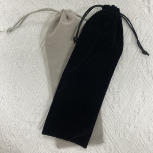 Maßgefertigter Samt-Schmuckbeutel mit Kordelzug, Samt-Verpackungsbeutel mit Logo, Geschenkbeutel, Wildleder-Beutel, Samtbeutel für Edlen Schmuck - Product Image 4
