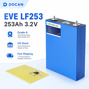 253Ah แบตเตอรี่3.2V เกรดเซลล์แบตเตอรี่สำหรับก้อนแบตเตอรี่พลังงานแสงอาทิตย์ - Product Image 1