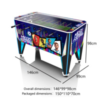 Table de baby-foot à monnayeur pour centre d'arcade, avec éclairage LED, pour l'Arabie Saoudite