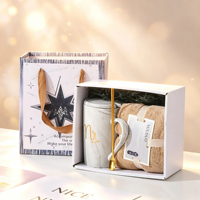 Ensemble de tasses et serviettes personnalisées, coffret cadeau promotionnel pour mariage, demoiselle d'honneur, Saint-Valentin, anniversaire de femme, Noël, remise de diplôme