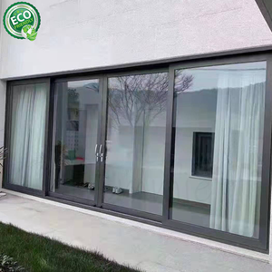 Puerta Corredera de Aluminio y Vidrio con Protección UV para Exteriores, Diseño de Fabricante de Foshan - Product Image 1