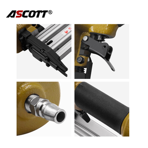 Pistola <span class=keywords><strong>Clavadora</strong></span> Neumática Recta F50B OEM Personalizada <span class=keywords><strong>para</strong></span> Uso Industrial y Bricolaje, <span class=keywords><strong>Clavadora</strong></span> de Tapicería y Decoración, 20-50mm 18GA - Product Image 4