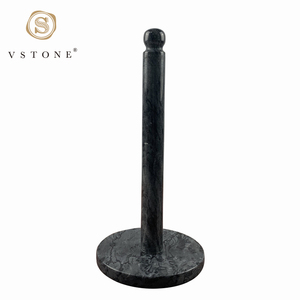 현대 북유럽 디자인 블랙 수조 롤 핸디 천연 대리석 종이 수건 홀더 주방 화장실 - Product Image 2