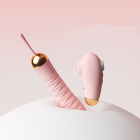 Verbessertes Sexspielzeug mit 10 Saug- und 5 Stoßfunktionen, vibrierende Dildos, ferngesteuerter tragbarer Vibrator, Sexspielzeug für Erwachsene für Frauen und Paare