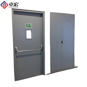 Nouvelle porte transparente isolée en acier Durable feuille sécurité intérieur <span class=keywords><strong>verre</strong></span> porte coupe-feu usine directe - Product Image 6