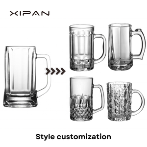 Jarra de <span class=keywords><strong>cerveza</strong></span> de cristal gigante clásica de buena calidad, juego de jarras de <span class=keywords><strong>cerveza</strong></span> tradicionales, vasos de <span class=keywords><strong>cerveza</strong></span> grandes para congelador con asa para barra - Product Image 2