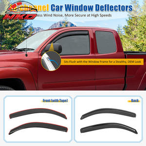 Déflecteurs de pluie et de soleil pour Toyota Tacoma 05-15, cabine étendue, installation dans le canal de la fenêtre - Product Image 2