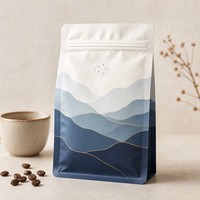 Bolsas de Muestra de Café de 125g para Marcas de Café de Producción Limitada con Impresión Digital Personalizada