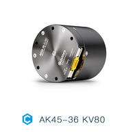 CubeMars AK45-10 75KV Motor Servo Mini sin Escobillas de Alto Torque, Ligero, Modo de Control Dual, Control FOC, Impermeable, Permanente